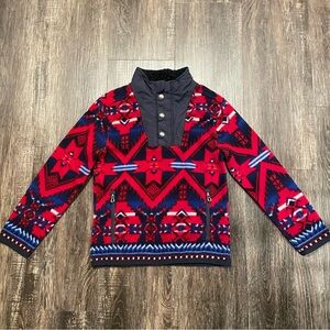 Polo by Ralph Lauren Native American Print Fleece Pullover 6